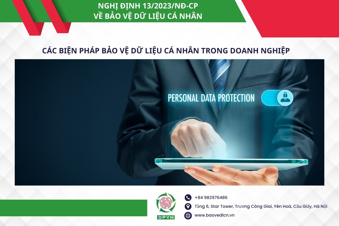 Các biện pháp bảo vệ dữ liệu cá nhân trong doanh nghiệp