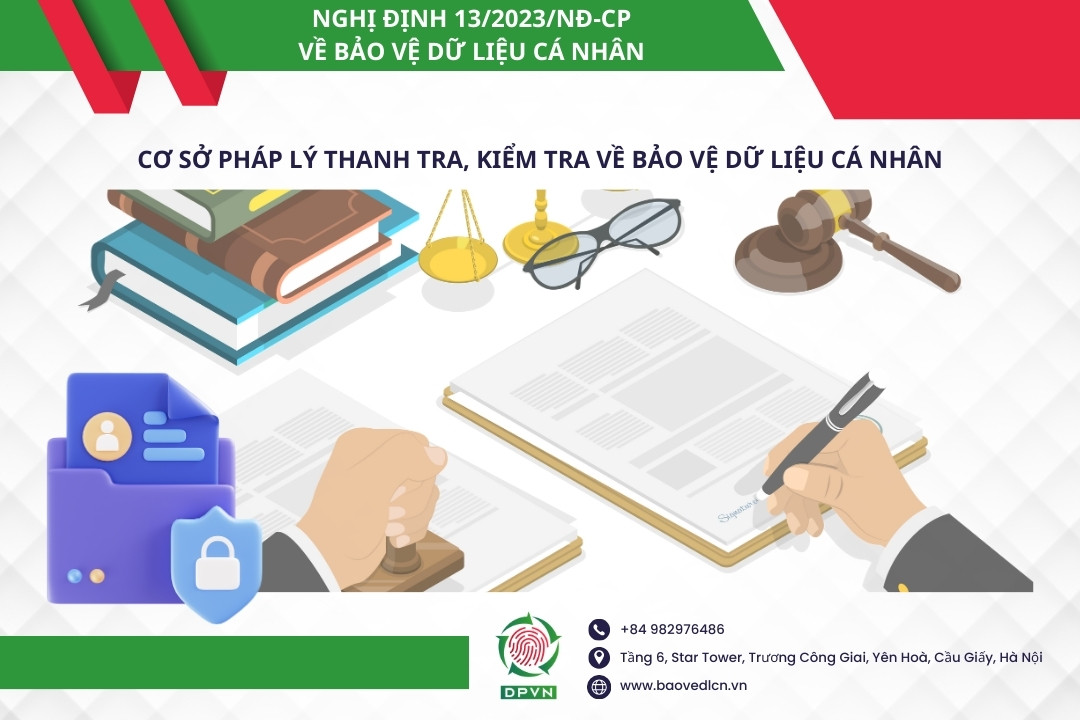 Cơ sở pháp lý thanh tra kiểm tra về bảo vệ dữ liệu cá nhân