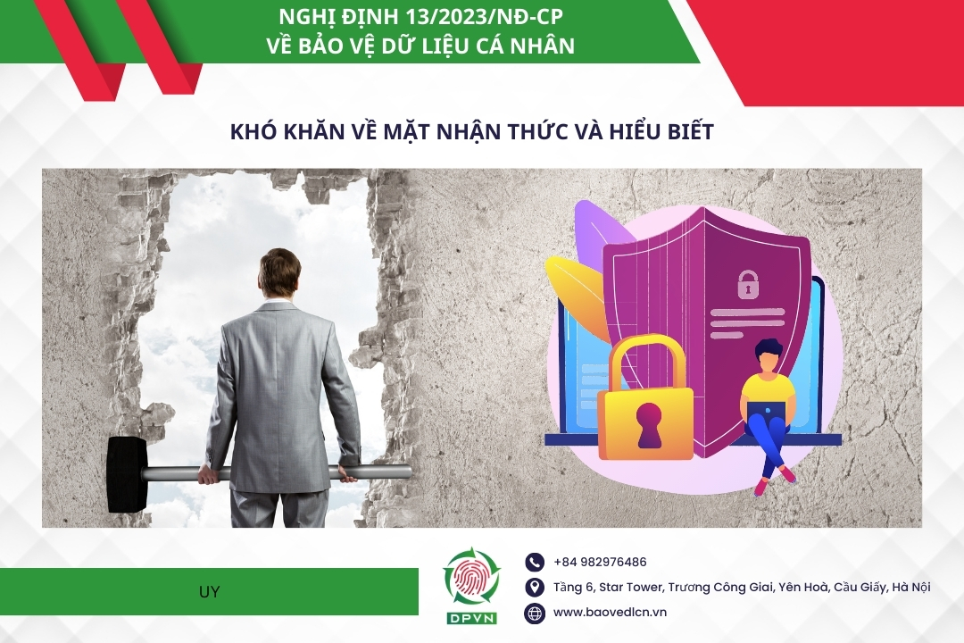 Khó khăn về mặt nhận thức và hiểu biết