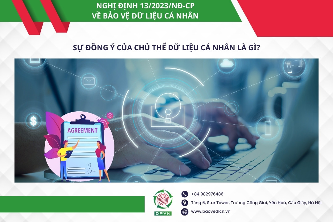 Sự đồng ý của chủ thể dữ liệu cá nhân là gì?