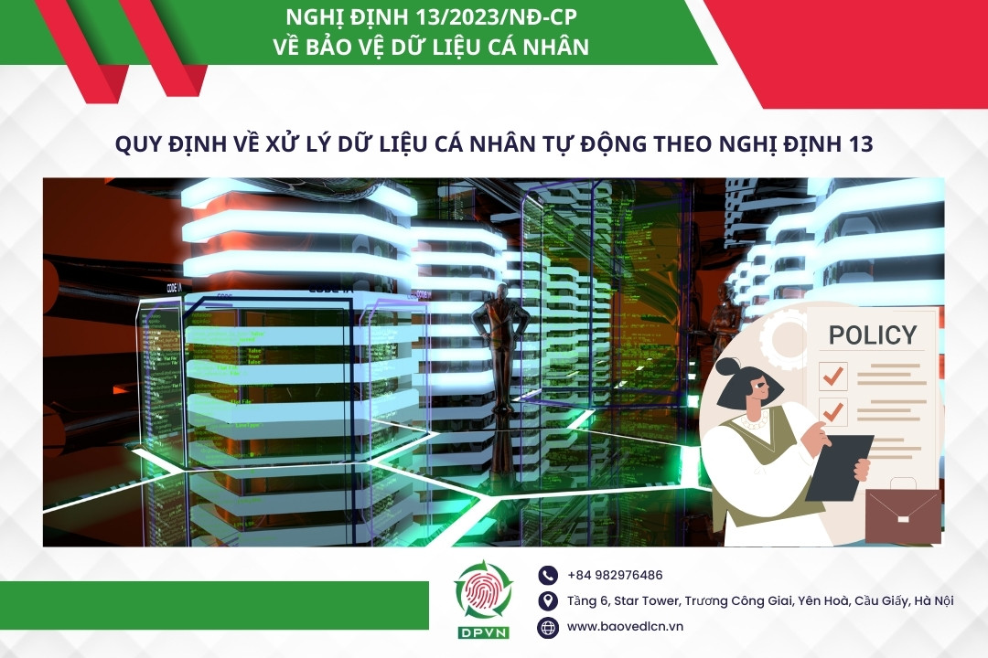 quy dinh ve xu ly du lieu ca nhan tu dong theo nghi dinh 13